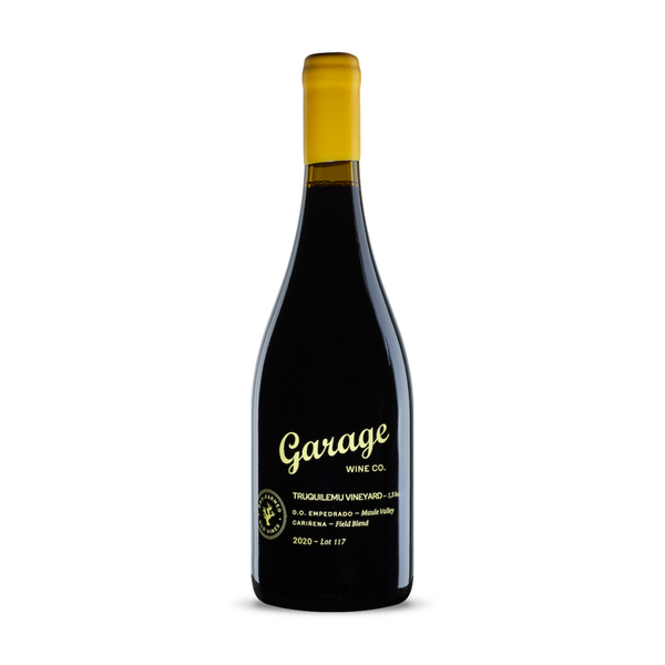 Garage Wine Co. Truquilemu Vineyard Lot 117 Dry Farmed Old Vines Field Blend Carignan 2020
