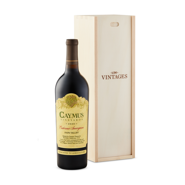 Caymus Napa Valley Cabernet Sauvignon in Vintages Wooden Box