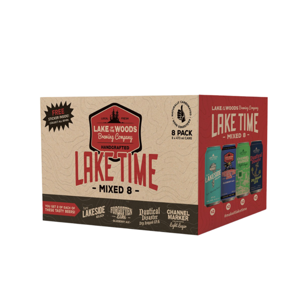 Lake Of The Woods Lake Time Mixed Pack by Lake Of The Woods Brewing