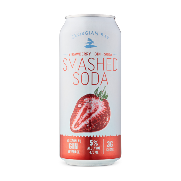 Georgian Bay Strawberry Smashed Soda