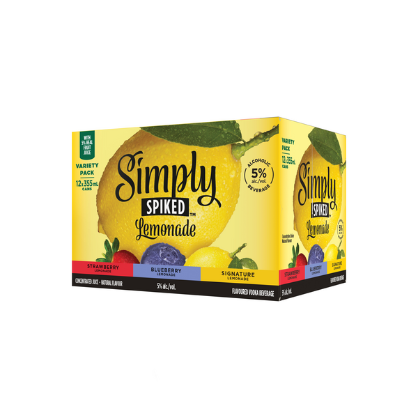 Simply Spiked Lemonade Variety Pack by Liquor Store Delivery