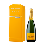 Veuve Clicquot Brut Champagne Smeg Fridge Gift Box