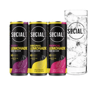 SoCIAL LITE Lemonade Hard Seltzer Mixer Pack