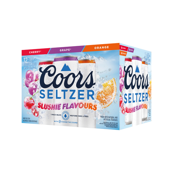 Coors Seltzer Slushie Flavour Pack