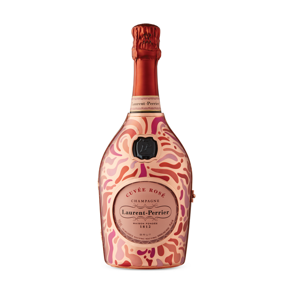 Laurent-Perrier Metal Jacket Petals Edition Brut Cuvée Rosé Champagne