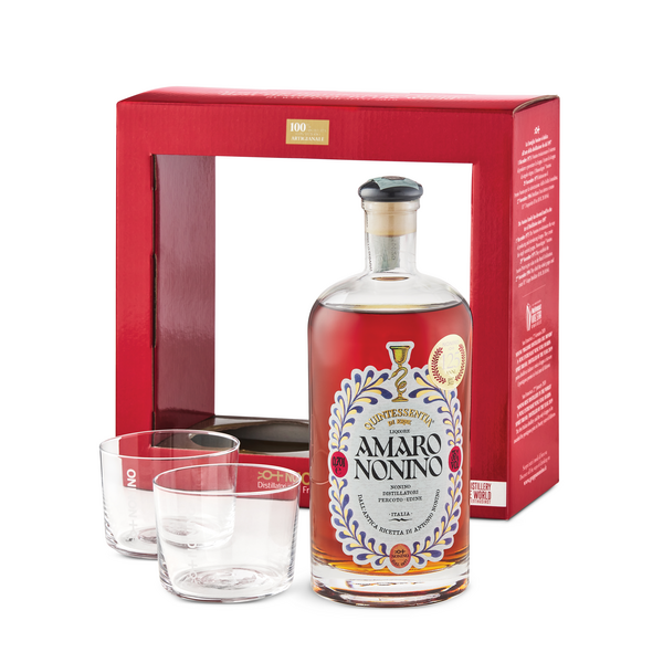 Amaro Nonino Quintessentia 2 Nonino Tumblers
