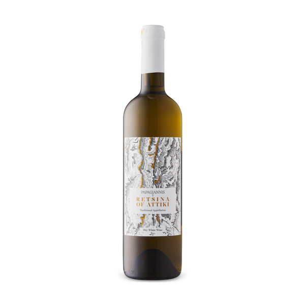 Papagiannis Retsina of Attiki Dry White Wine