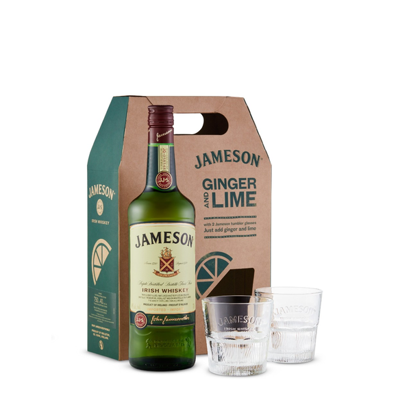 Jameson Irish Whiskey With Glasses Gift Pack
