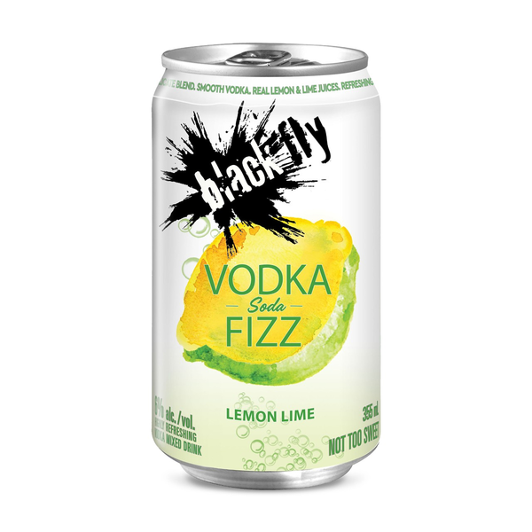 Black Fly Lemon Lime Vodka Fizz