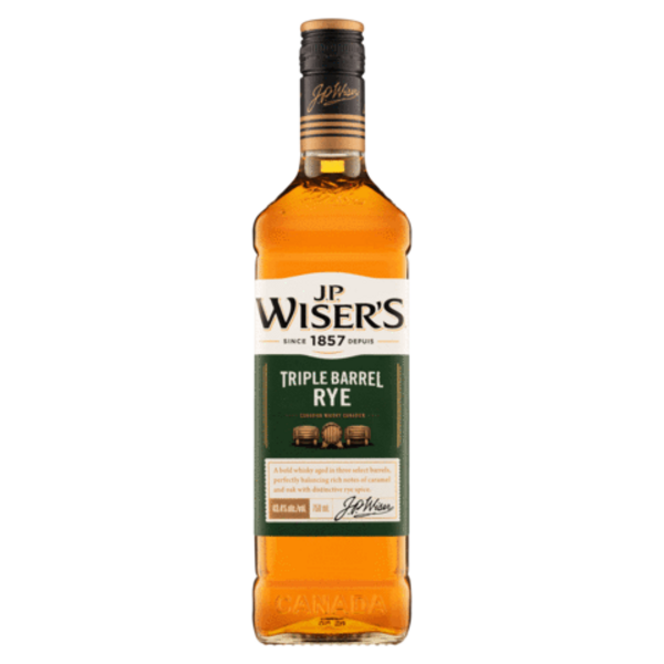 J.P. Wiser\'s Triple Barrel Rye Whisky