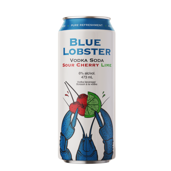 Blue Lobster Vodka Soda Sour Cherry Lime