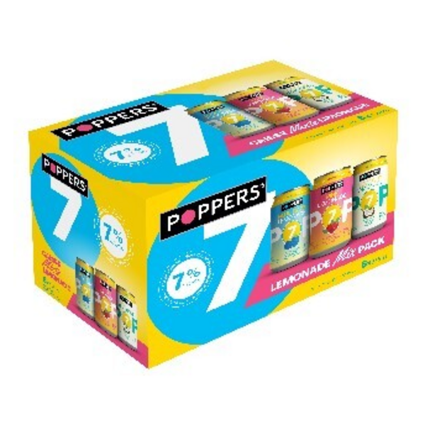 Poppers Lemonade Mixed Pack (Malt)