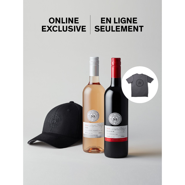 Wayne Gretzky Baco Noir & Rose (6x750 mL) Gift Offer + Branded T-Shirt and hat