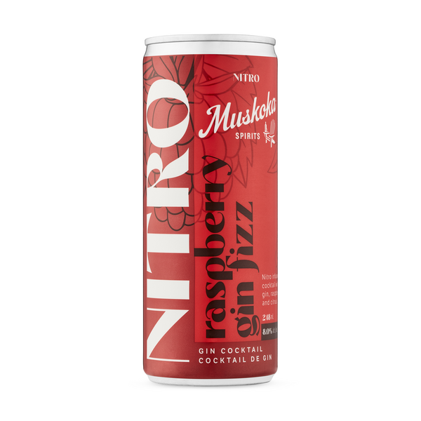 Muskoka Spirits Nitro Raspberry Gin Fizz