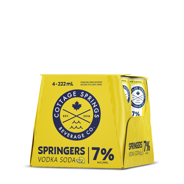 Cottage Springs Lemon Vodka Soda Springers