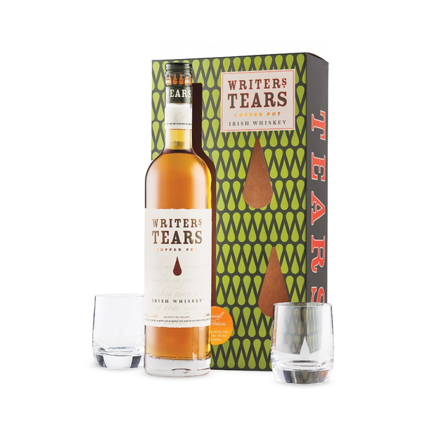 Writer\'s Tears Copper Pot Irish Whiskey Gift Pack with 2 Glasses