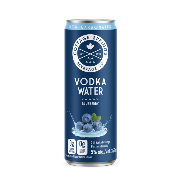 Cottage Springs Blueberry Vodka Water