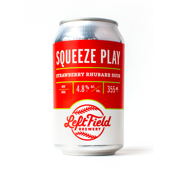 Left Field Brewery Squeeze Play Strawberry Rhubarb
