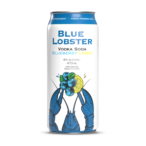Blue Lobster Vodka Soda Blueberry Lemon