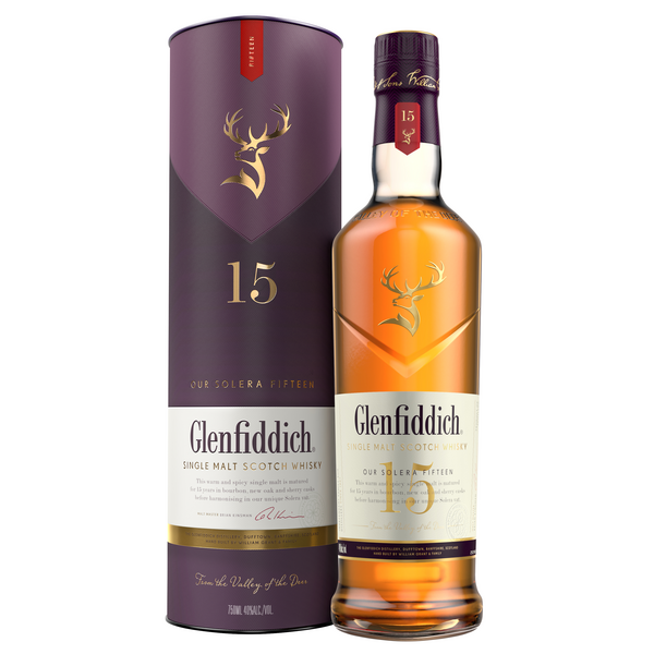 Glenfiddich 15 Year Old Single Malt Scotch Whisky