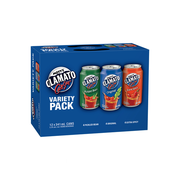 Mott\'s Clamato Caesar Variety Pack