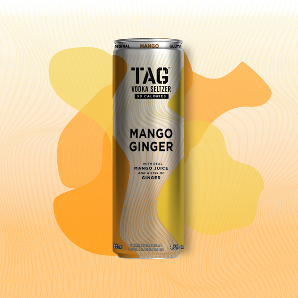 TAG VODKA SELTZER - Mango Ginger