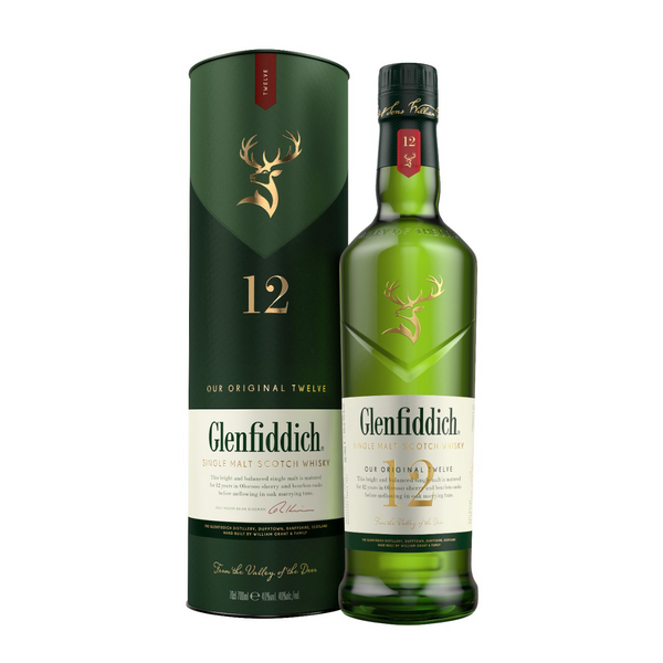 Glenfiddich 12 Year Old Single Malt Scotch Whisky