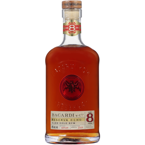 Bacardi 8 Year Old Reserva Gold Rum