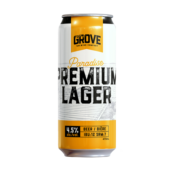 The Grove Brewing Corporation Paradise Lager