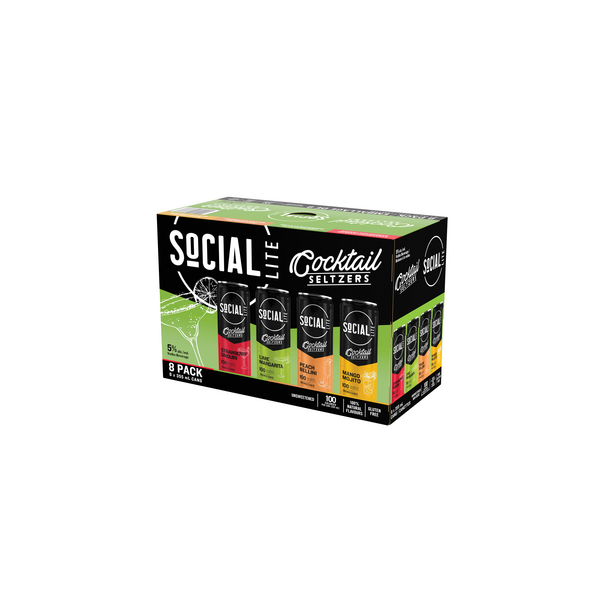 SoCIAL LITE Cocktail Seltzer Mixed Pack