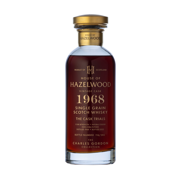 House of Hazelwood The Cask Trials Sherry Cask Matured Single Grain Scotch Whisky 1968