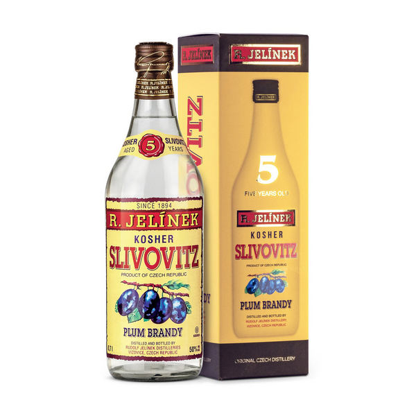 Jelinek Slivovitz Plum Brandy Aged 5 Years Kosher