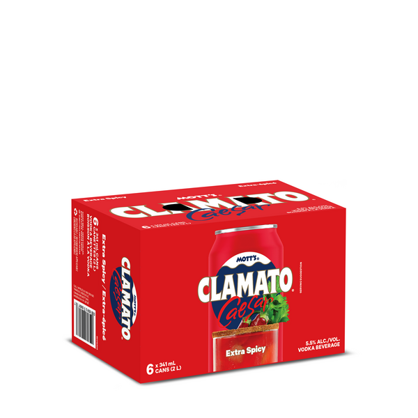 Mott\'s Clamato Caesar Extra Spicy