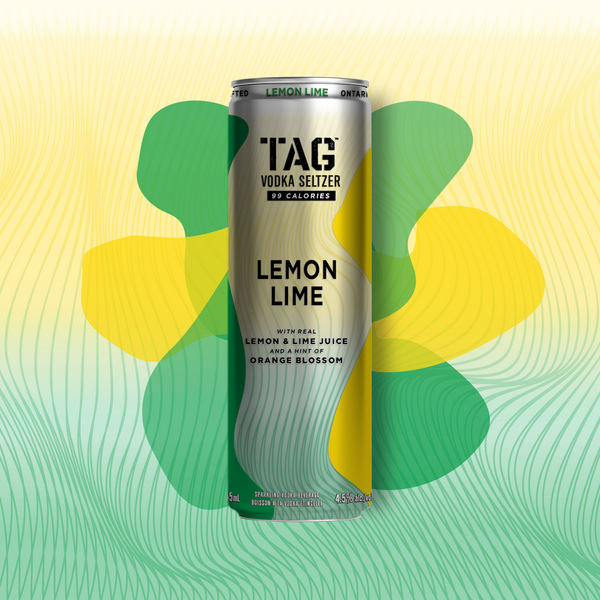 TAG VODKA SELTZER - Lemon Lime