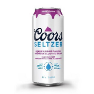 Coors Seltzer Grape Slushie