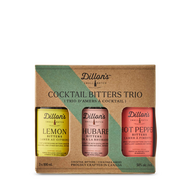 Dillon\'s Bitters Trio Hot Pepper Lemon and Rhubarb