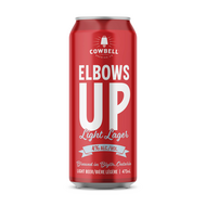 Cowbell Brewing Co. Elbows Up Light Lager