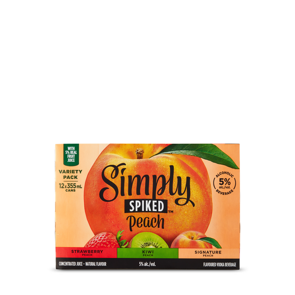Simply Spiked Peach Variety Pack