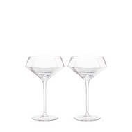 Seneca Diamond Martini glasses (set of 2)