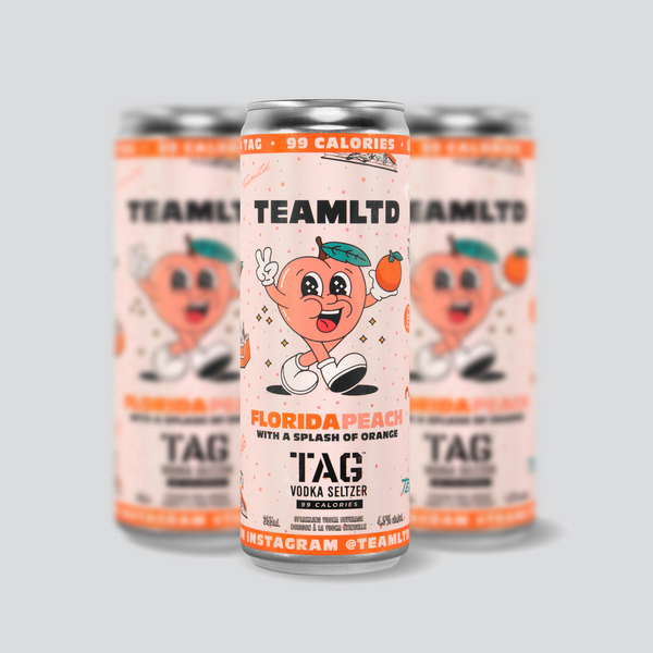 TEAMLTD + TAG VODKA - Florida Peach Seltzer