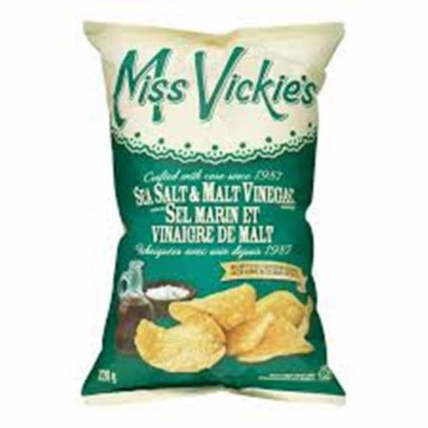 Miss Vickie\'s Sea Salt & Malt Vinegar Kettle Cooked Chips
