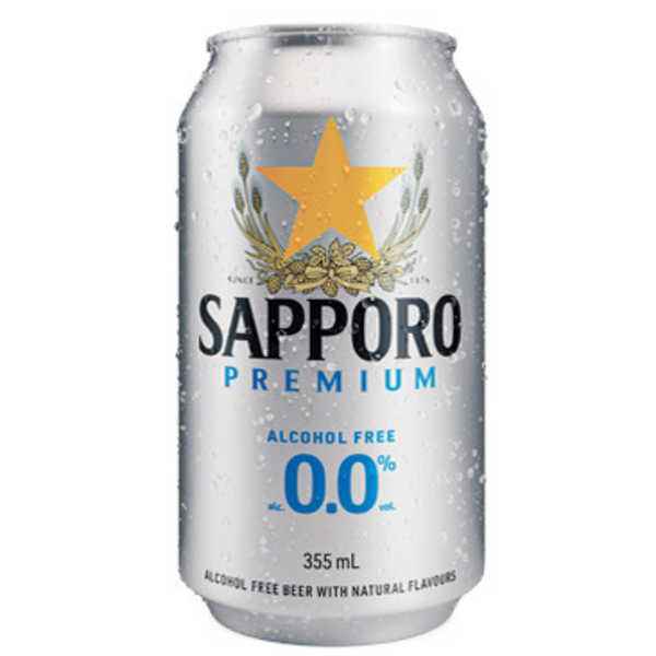 Sapporo Premium Alcohol Free 0%