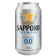 Sapporo Premium Alcohol Free 0%