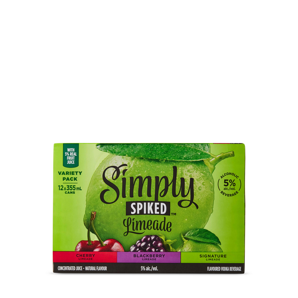 Simply Spiked Limeade 12x355ml
