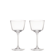 Raye Angled Crystal Nick & Nora glasses (set of 2)