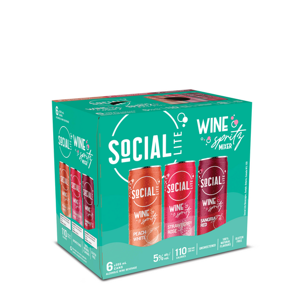SoCIAL LITE Wine Spritz Mixer Pack