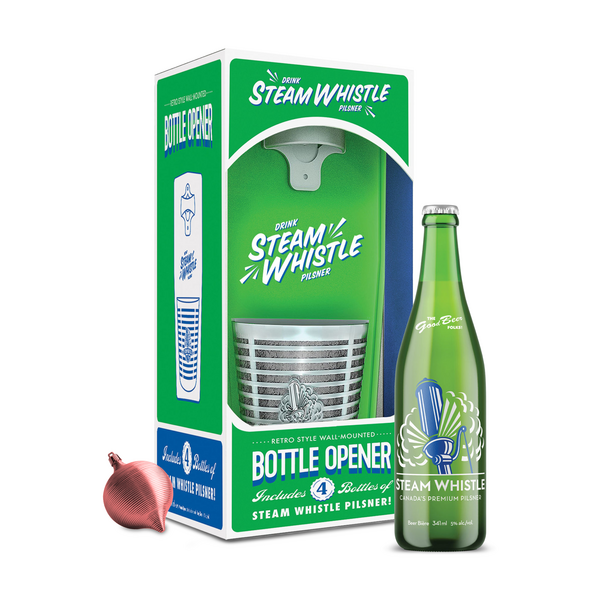 Steam Whistle Retro Wall-Mounted Opener Gift Pack