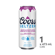 Coors Seltzer Grape Slushie