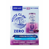 White Claw Zero Proof Black Cherry Cranberry 4pk