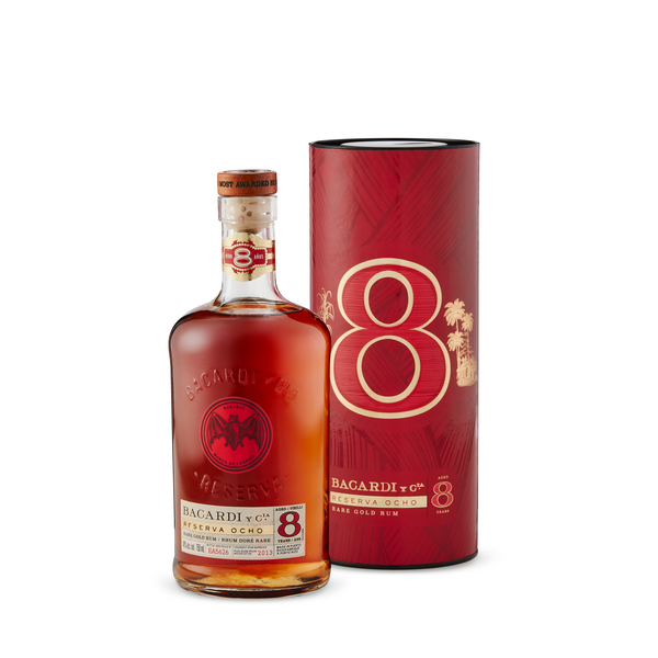 Bacardi 8 Gift Tube